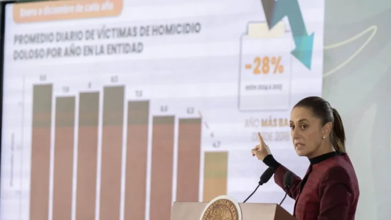 Baja California reduce homicidios y anuncia inversión histórica en infraestructura